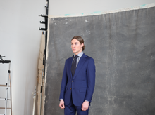 Load image into Gallery viewer, Blue Two Piece Super 150s Suit
